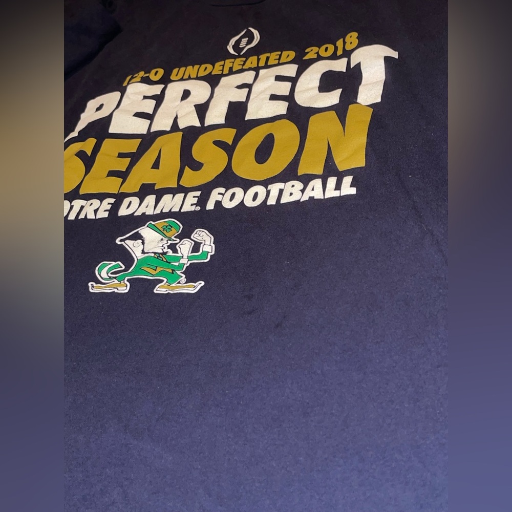 The Victory Notre Dame Football Perfect Season Long Sleeve Shirt - Picture 5 of 5